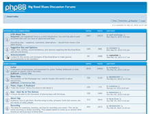 Tablet Screenshot of bigroadblues.com